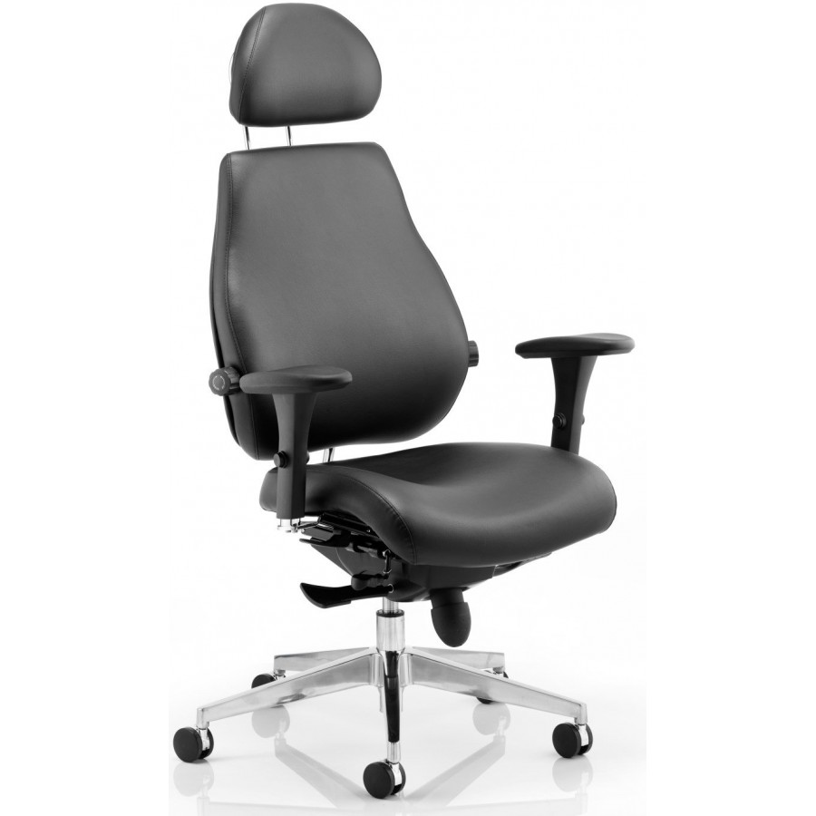 Chiro Plus 24 Hour Ultimate Leather Posture Chair